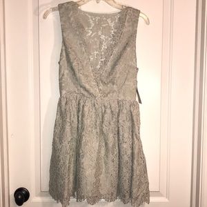 lacy skater dress